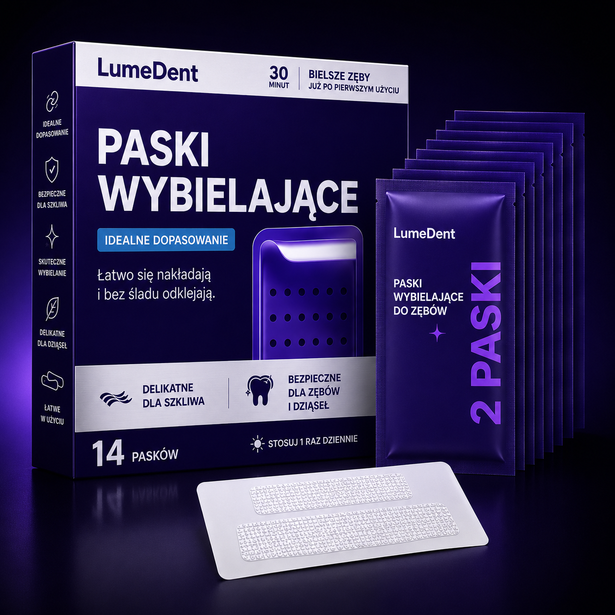 LumeDent WhiteStrips™ – Paski Wybielające do Zębów